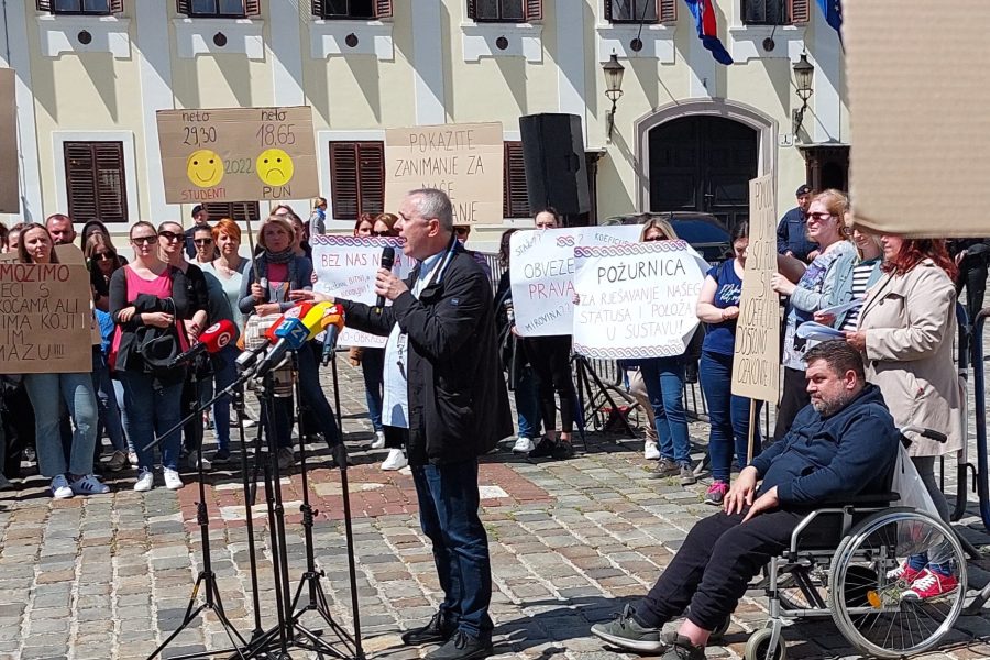 Prosvjed održan 26.04.2022. u Zagrebu